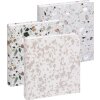 Walther Fotoalbum Terrazzo Stone 30x30 cm 60 Seiten Pergamin CD Archiv