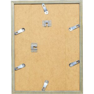 Effect Holz Bilderrahmen Profil 26 blau 40x40 cm Kunstglas