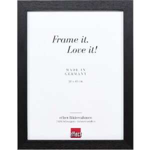 Effect Holz-Bilderrahmen Profil 52 schwarz 9x13 cm...