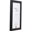 Effect Holz-Bilderrahmen Profil 52 schwarz 18x24 cm Museumsglas