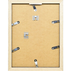 Effect Holz-Bilderrahmen Profil 52 schwarz 20x20 cm mit Antireflexglas