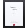 Effect Holz-Bilderrahmen Profil 52 schwarz 20x28 cm mit Antireflexglas