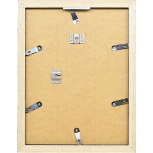 Effect Holz-Bilderrahmen Profil 52 schwarz 25x60 cm Normalglas