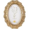 Clayre & Eef 2F1030 Fotorahmen 16x2x20 cm 10x15 cm Goldfarbig