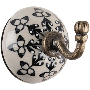 Clayre & Eef 65213 Cârlig perete ceramic...