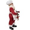 Decorare Moș Crăciun Clayre & Eef 16x8x28 cm Roșu