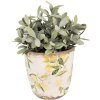 Clayre & Eef 6CE1532XS Dekoration Blumentopf Ø 11x10 cm Gelb