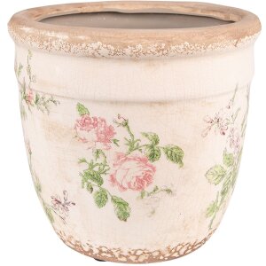 Clayre & Eef 6CE1541L Dekoration Blumentopf Rosa...