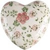 Inimă decorativă din ceramică roz/bej 11x11x4 cm – Clayre & Eef