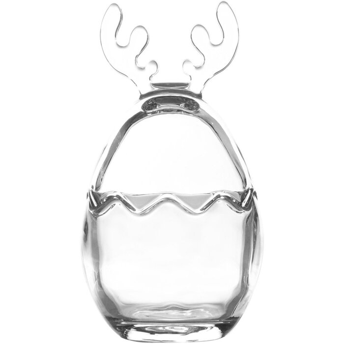 Sticlă de depozitare cu capac, Ø 8x15 cm, transparentă, Clayre & Eef