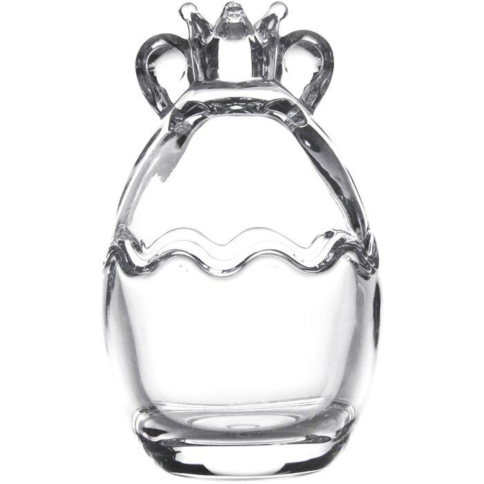 Sticlă de depozitare cu capac Ø 7x11 cm, transparentă, pentru dulciuri