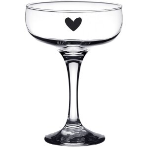 Clayre & Eef 6GL4376 Champagnerglas Ø 10x14 cm...