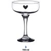 Clayre & Eef 6GL4376 Champagnerglas Ø 10x14 cm 150 ml Transparent