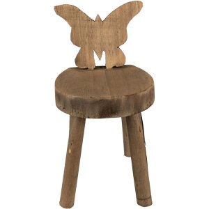 Clayre & Eef 6H2210 Pflanzentisch Braun 18x19x34 cm