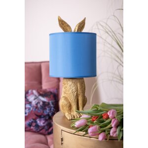 Lampă de masă Clayre & Eef, aurie, Ø 20x43 cm