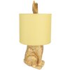 Clayre & Eef 6LMC0013GOY Lampă de masă Rabbit Gold Ø20x43cm E27 până la 60W