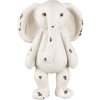 Decorativ elefant Clayre & Eef, 6x4x10 cm, bej-maro