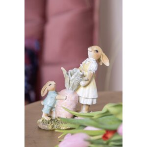 Iarbă decorativă rurală maro-galbenă, 12x6x13 cm, poliresin