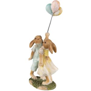 Clayre & Eef 6PR3853 Dekoration Kaninchen 10x6x22 cm...