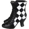 Decoratie pantofi retro negru-alb, 15x12x15 cm, Clayre & Eef