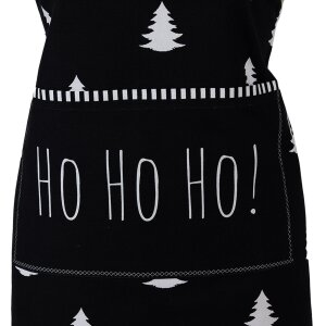 Clayre & Eef BWX41Z Schürze 70x85 cm Schwarz...