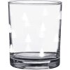 Sticlă de băuturi Clayre & Eef Ø 7x9 cm, 230 ml, transparentă cu detaliu alb