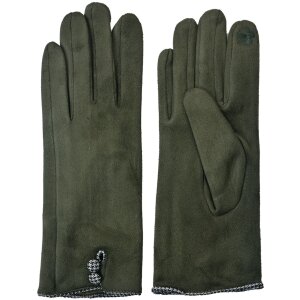 Juleeze JZGL0036GR Handschuhe grün 8x24 cm Polyester...