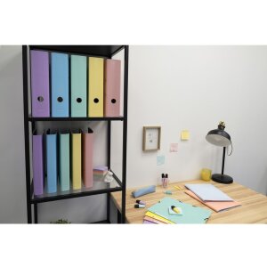 Exacompta Ordner PremTouch A4 Rückenbreite 80 mm Pastell Aquarel