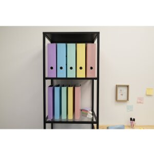 Exacompta Ordner PremTouch A4 Rückenbreite 80 mm Pastell Aquarel