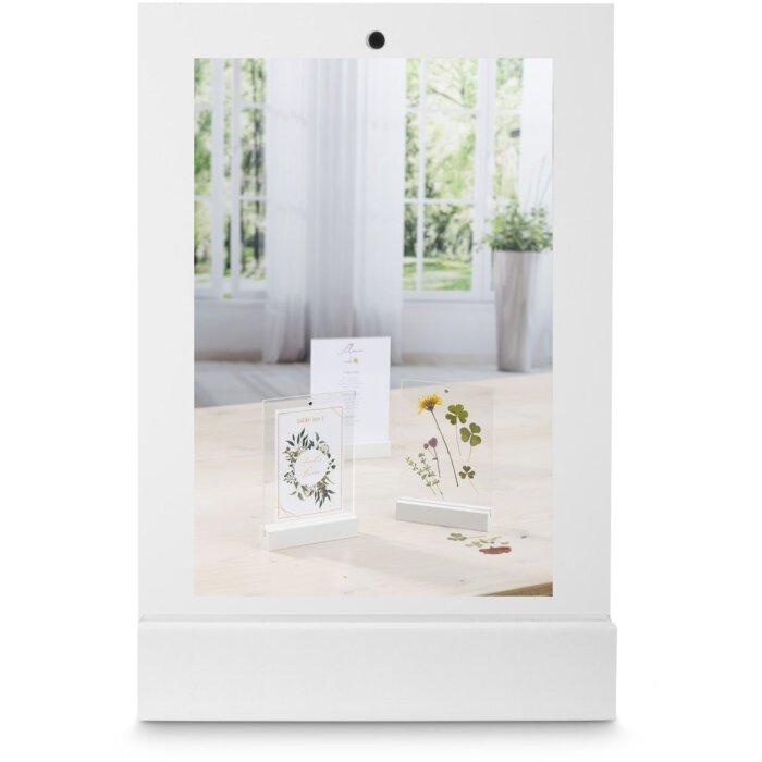 Suport foto din acril Hama Classic 10x15 cm, alb