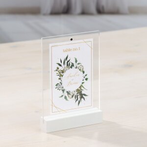 Suport foto din acril Hama Classic 10x15 cm, alb