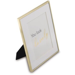 Hama aluminiu cadru foto Sassy 10x15 cm aur mat