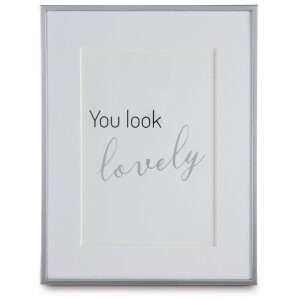 Hama Aluminium-Fotorahmen Sassy silber glänzend...