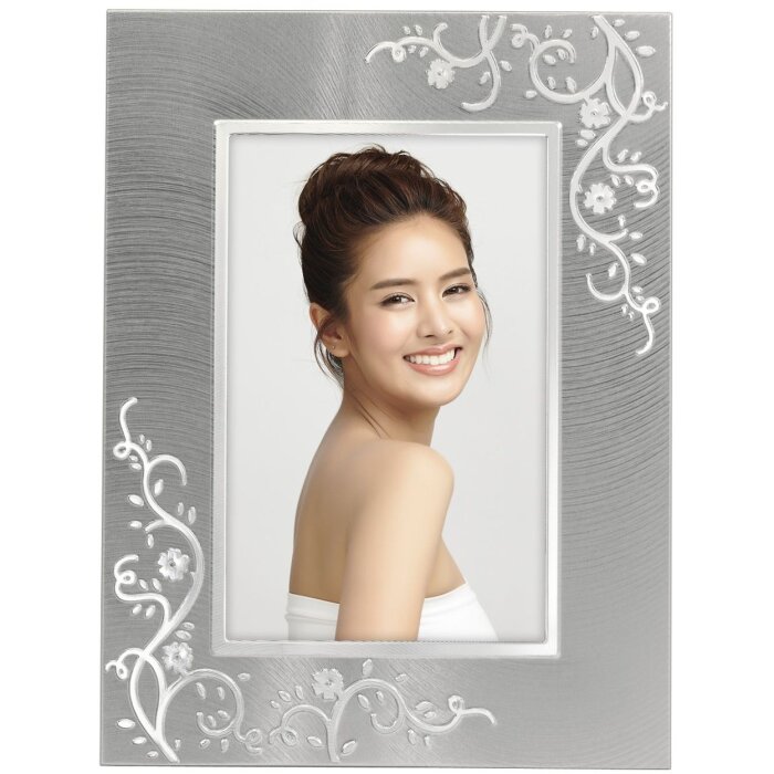 Hama aluminiu cadru foto Flora 13x18 cm argint