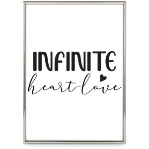 Rama foto metalică Hama Infinity 10x15 cm, argint, lucios