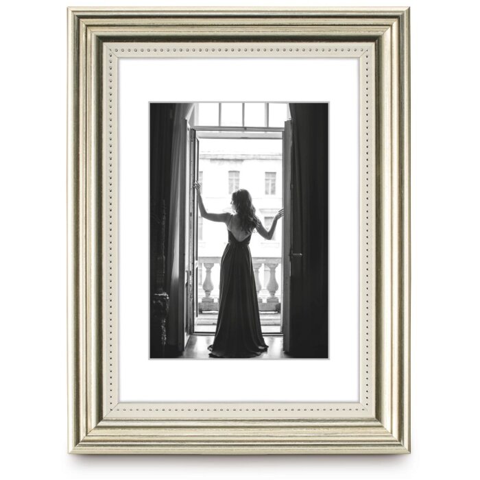 Hama Ramă foto din plastic Vienna argintiu 10x15 până la 30x40 cm