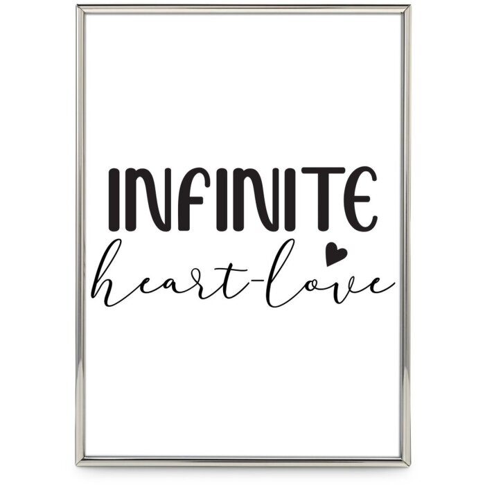 Ramă foto din metal Hama Infinity 10x15-15x20 cm argintiu lucios