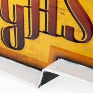 Decorațiune de perete metalică ZEP Winfield 48x38x5 cm