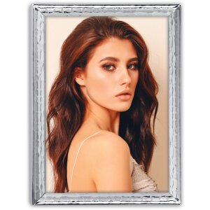 ZEP Metall-Fotorahmen S15 versilbert glänzend 20x25 cm