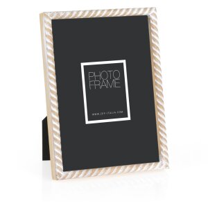 ZEP Holz-Fotorahmen Lisse 13x18 cm braun mit Rillenstruktur