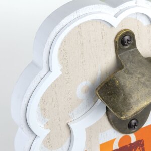 Decorație de perete ZEP cu deschizător de sticlă Draft 25x15x4 cm