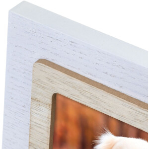 ZEP Dog Picture Frame Osso lemn 10x15 cm cu os motiv format portret