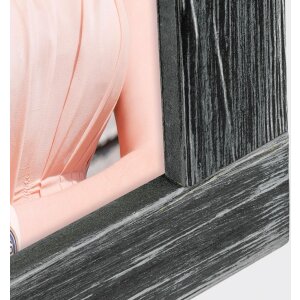 ZEP Holz Bilderrahmen Parma Schwarz 10x15 cm