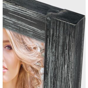 ZEP Holz Bilderrahmen Parma Schwarz 10x15 cm