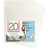 Foi de inserție autoadezive ZEP 20 foi DIN A4 alb