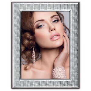 ZEP Hochglanz Bilderrahmen Teramo 10x15 cm silber