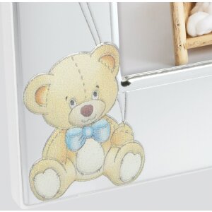 ZEP Metall Baby Fotorahmen Ivan blau 10x15 cm silber...