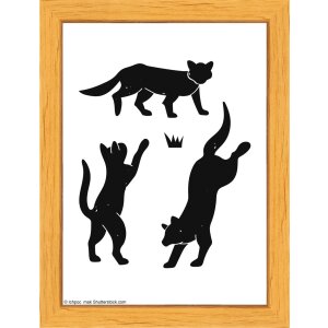 Walther Holzrahmen Liv Monstera 13x18 cm natur