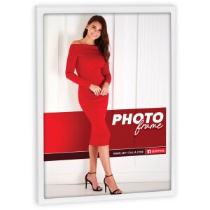 ZEP Metall-Fotorahmen Alissa 10x15 cm bis 20x30 cm Weiß Schwarz Rot