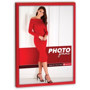 ZEP Metall-Fotorahmen Alissa 10x15 cm bis 20x30 cm Weiß Schwarz Rot